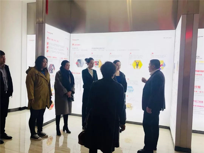 柔然彩虹隊(duì)光臨昌禾裝飾參觀(guān)學(xué)習(xí)