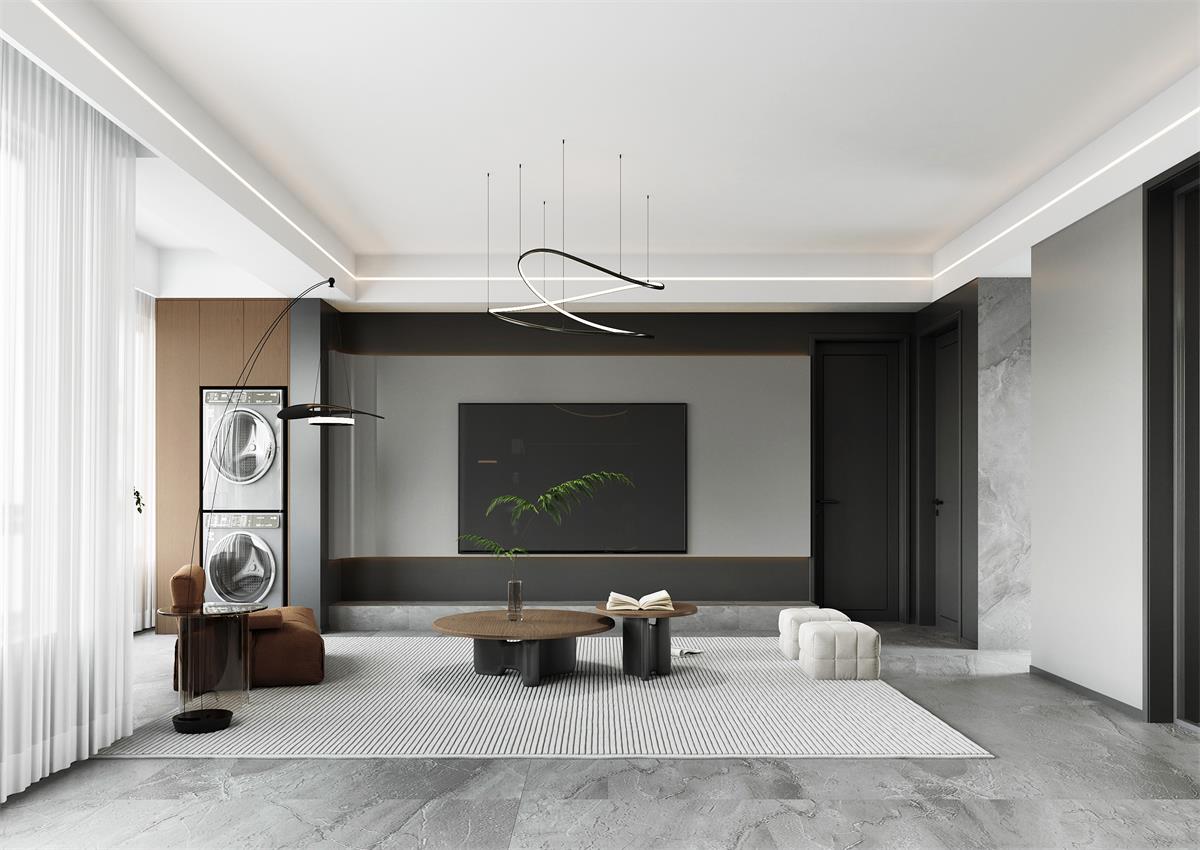 國府壹號(hào)| 驚艷！147㎡黑色簡(jiǎn)約家，又A又颯高級(jí)感直接拉滿