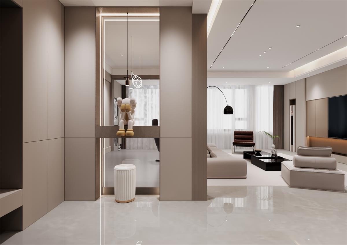 玉庭華府146㎡ | 自帶高級感的意式極簡家，一進門就想哇塞！