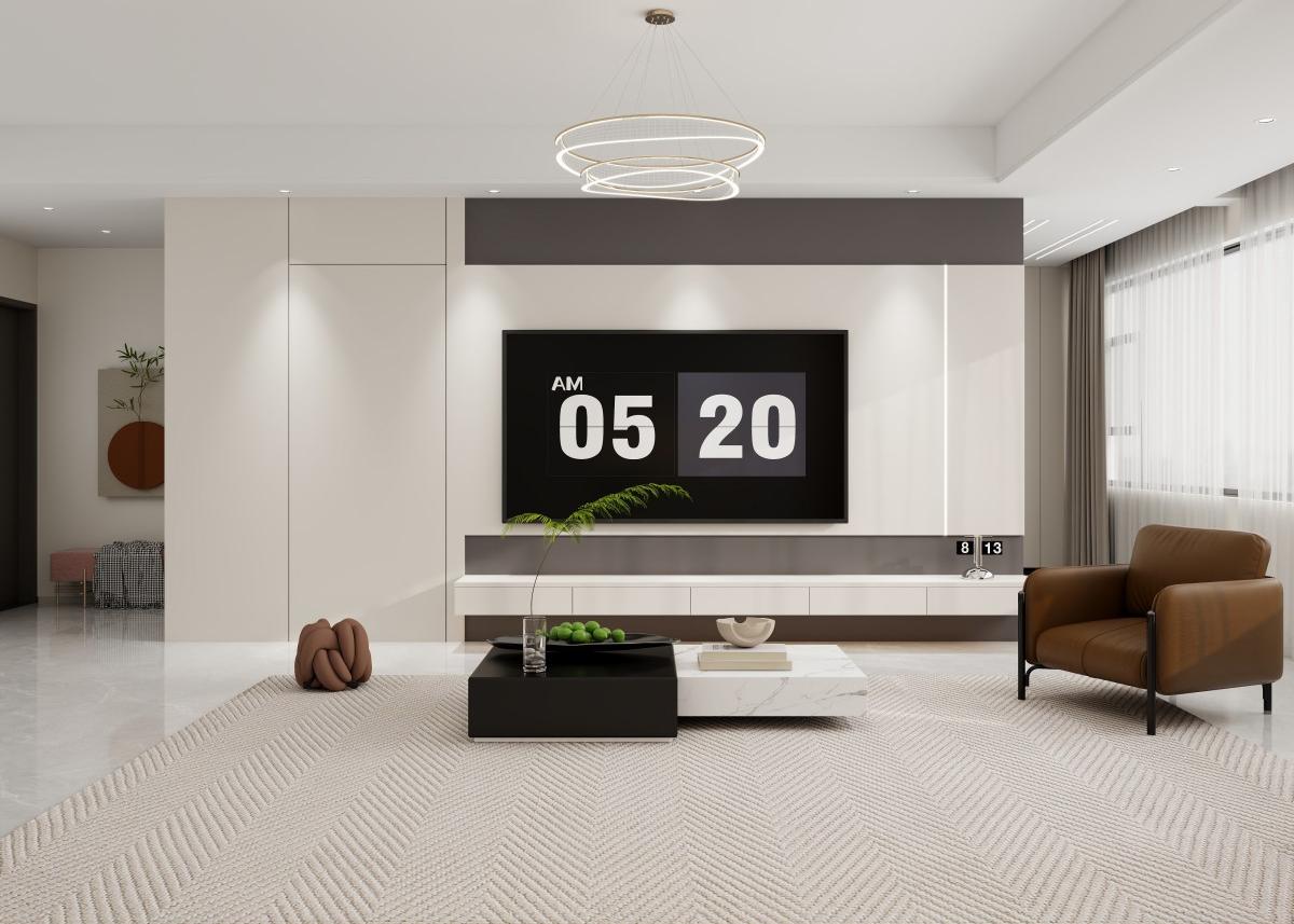 玉庭華府 | 135㎡現(xiàn)代簡(jiǎn)約風(fēng)，給生活做減法，舒適加倍！