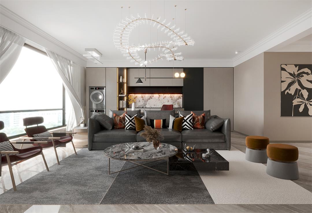 民生北府133㎡ | 沒跟風(fēng)！自己做主裝了現(xiàn)代風(fēng)的家，實用又耐看！